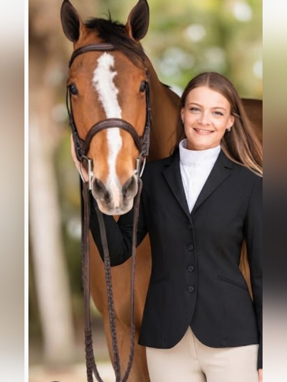 Reed Hill Vintage Black Equestrian Hunt Coat Show Jacket Size 16